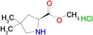 (S)-METHYL 4,4-DIMETHYLPYRROLIDINE-2-CARBOXYLATE HCL