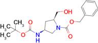 TERT-BUTYL (3S,5S)-1-((BENZYLOXY)CARBONYL)-5-(HYDROXYMETHYL)PYRROLIDIN-3-YLCARBAMATE