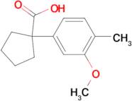 1-(3-METHOXY-4-METHYLPHENYL)CYCLOPENTANECARBOXYLIC ACID