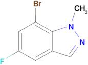 7-BROMO-5-FLUORO-1-METHYL-1H-INDAZOLE