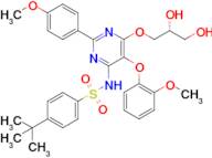 (R)-4-(TERT-BUTYL)-N-(6-(2,3-DIHYDROXYPROPOXY)-5-(2-METHOXYPHENOXY)-2-(4-METHOXYPHENYL)PYRIMIDIN-4-YL)BENZENESULFONAMIDE