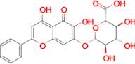 (2S,3S,4S,5R,6S)-6-[(4,6-dihydroxy-5-oxo-2-phenyl-5H-chromen-7-yl)oxy]-3,4,5-trihydroxyoxane-2-carboxylic acid