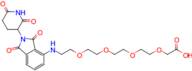 14-((2-(2,6-DIOXOPIPERIDIN-3-YL)-1,3-DIOXOISOINDOLIN-4-YL)AMINO)-3,6,9,12-TETRAOXATETRADECANOIC ACID