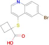 1-((6-BROMOQUINOLIN-4-YL)THIO)CYCLOBUTANE-1-CARBOXYLIC ACID