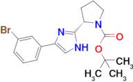 tert-butyl (2S)-2-[4-(3-bromophenyl)-1H-imidazol-2-yl]pyrrolidine-1-carboxylate