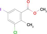 METHYL 3-CHLORO-5-IODO-2-METHYLBENZOATE