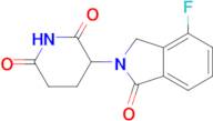3-(4-FLUORO-1-OXOISOINDOLIN-2-YL)PIPERIDINE-2,6-DIONE