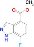 1H-INDAZOLE-4-CARBOXYLIC ACID, 7-FLUORO-, METHYL ESTER