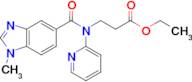 ETHYL 3-(1-METHYL-N-(PYRIDIN-2-YL)-1H-BENZO[D]IMIDAZOLE-5-CARBOXAMIDO)PROPANOATE
