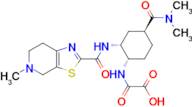 2-(((1S,2R,4S)-4-(DIMETHYLCARBAMOYL)-2-(5-METHYL-4,5,6,7-TETRAHYDROTHIAZOLO[5,4-C]PYRIDINE-2-CARBOXAMIDO)CYCLOHEXYL)AMINO)-2-OXOACETIC ACID