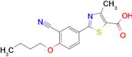 2-(4-BUTOXY-3-CYANOPHENYL)-4-METHYLTHIAZOLE-5-CARBOXYLIC ACID