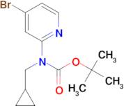 TERT-BUTYL (4-BROMOPYRIDIN-2-YL)(CYCLOPROPYLMETHYL)CARBAMATE