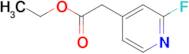 ETHYL 2-(2-FLUOROPYRIDIN-4-YL)ACETATE