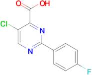 5-CHLORO-2-(4-FLUOROPHENYL)PYRIMIDINE-4-CARBOXYLIC ACID