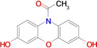 10-ACETYL-3,7-DIHYDROXYPHENOXAZINE