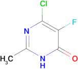 6-chloro-5-fluoro-2-methyl-3,4-dihydropyrimidin-4-one