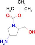 (2S,4S)-TERT-BUTYL 4-AMINO-2-(HYDROXYMETHYL)PYRROLIDINE-1-CARBOXYLATE