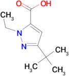 3-(TERT-BUTYL)-1-ETHYL-1H-PYRAZOLE-5-CARBOXYLIC ACID