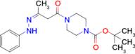 (Z)-TERT-BUTYL 4-(3-(2-PHENYLHYDRAZONO)BUTANOYL)PIPERAZINE-1-CARBOXYLATE