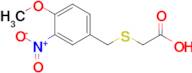 2-((4-METHOXY-3-NITROBENZYL)THIO)ACETIC ACID