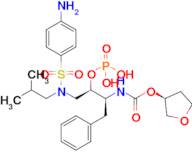 (S)-TETRAHYDROFURAN-3-YL ((2S,3R)-4-(4-AMINO-N-ISOBUTYLPHENYLSULFONAMIDO)-1-PHENYL-3-(PHOSPHONOOXY…