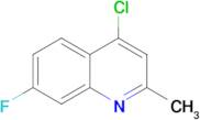 4-CHLORO-7-FLUORO-2-METHYLQUINOLINE