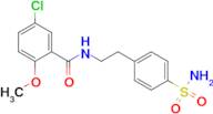 4-[2-(5-CHLORO-2-METHOXYBENZAMIDO)ETHYL]PHENYLSULFONAMIDE