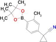 1-(3-METHYL-4-(4,4,5,5-TETRAMETHYL-1,3,2-DIOXABOROLAN-2-YL)PHENYL)CYCLOPROPANE-1-CARBONITRILE