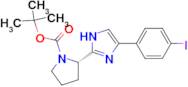 tert-butyl (2S)-2-[4-(4-iodophenyl)-1H-imidazol-2-yl]pyrrolidine-1-carboxylate