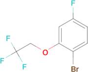 1-BROMO-4-FLUORO-2-(2,2,2-TRIFLUOROETHOXY)BENZENE