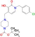 TERT-BUTYL 4-((1-(4-CHLOROBENZYL)-3-HYDROXY-2-OXO-1,2-DIHYDROPYRIDIN-4-YL)METHYL)PIPERAZINE-1-CARBOXYLATE