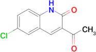 3-ACETYL-6-CHLORO-1H-QUINOLIN-2-ONE