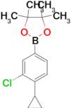 2-(3-CHLORO-4-CYCLOPROPYLPHENYL)-4,4,5,5-TETRAMETHYL-1,3,2-DIOXABOROLANE