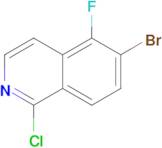 6-BROMO-1-CHLORO-5-FLUOROISOQUINOLINE