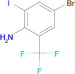 4-BROMO-2-IODO-6-(TRIFLUOROMETHYL)ANILINE