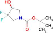 TERT-BUTYL (4S)-3,3-DIFLUORO-4-HYDROXYPYRROLIDINE-1-CARBOXYLATE