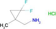 (2,2-DIFLUORO-1-METHYLCYCLOPROPYL)METHANAMINE HCL