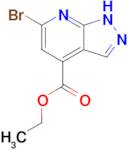 ETHYL 6-BROMO-1H-PYRAZOLO[3,4-B]PYRIDINE-4-CARBOXYLATE