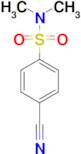 4-CYANO-N,N-DIMETHYLBENZENESULFONAMIDE