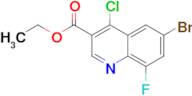 ETHYL 6-BROMO-4-CHLORO-8-FLUOROQUINOLINE-3-CARBOXYLATE