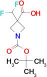 1-[(TERT-BUTOXY)CARBONYL]-3-(DIFLUOROMETHYL)AZETIDINE-3-CARBOXYLIC ACID
