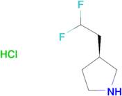 (3S)-3-(2,2-DIFLUOROETHYL)PYRROLIDINE HYDROCHLORIDE