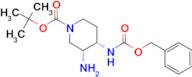 TERT-BUTYL (3R,4S)-3-AMINO-4-{[(BENZYLOXY)CARBONYL]AMINOPIPERIDINE-1-CARBOXYLATE