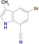 5-BROMO-3-METHYL-1H-INDOLE-7-CARBONITRILE