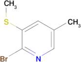 2-BROMO-5-METHYL-3-(METHYLSULFANYL)PYRIDINE