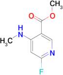 METHYL 6-FLUORO-4-(METHYLAMINO)PYRIDINE-3-CARBOXYLATE