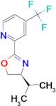 (S)-4-ISOPROPYL-2-(4-(TRIFLUOROMETHYL)PYRIDIN-2-YL)-4,5-DIHYDROOXAZOLE