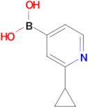 (2-CYCLOPROPYLPYRIDIN-4-YL)BORONIC ACID