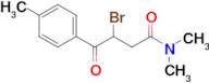 3-BROMO-N,N-DIMETHYL-4-OXO-4-(P-TOLYL)BUTANAMIDE