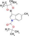 TERT-BUTYL 5-METHYL-3-(4,4,5,5-TETRAMETHYL-1,3,2-DIOXABOROLAN-2-YL)-1H-INDOLE-1-CARBOXYLATE